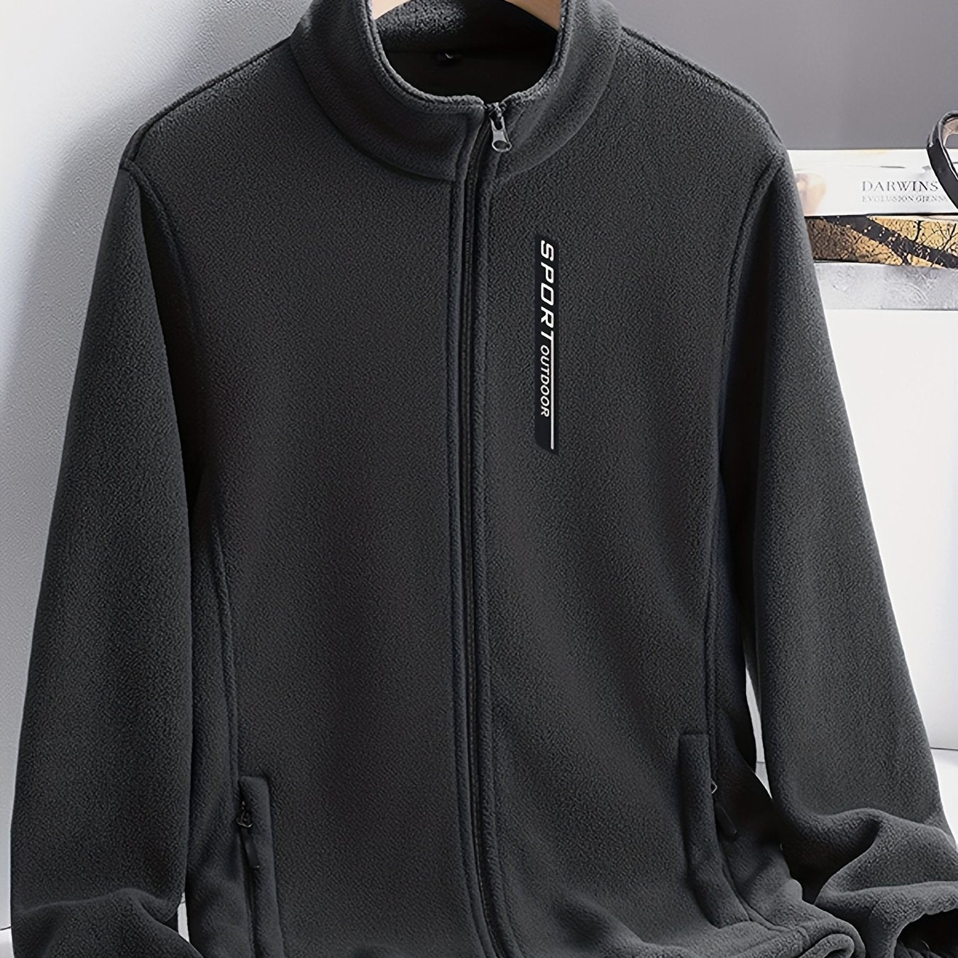 Women's Thick Fleece Stand Collar Jacket For Winter Outerwear