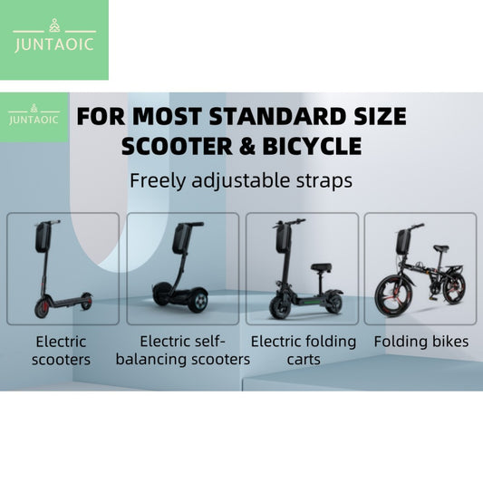 JUNTAOIC Electric Vehicle Handlebar Bag, Large-Capacity Waterproof