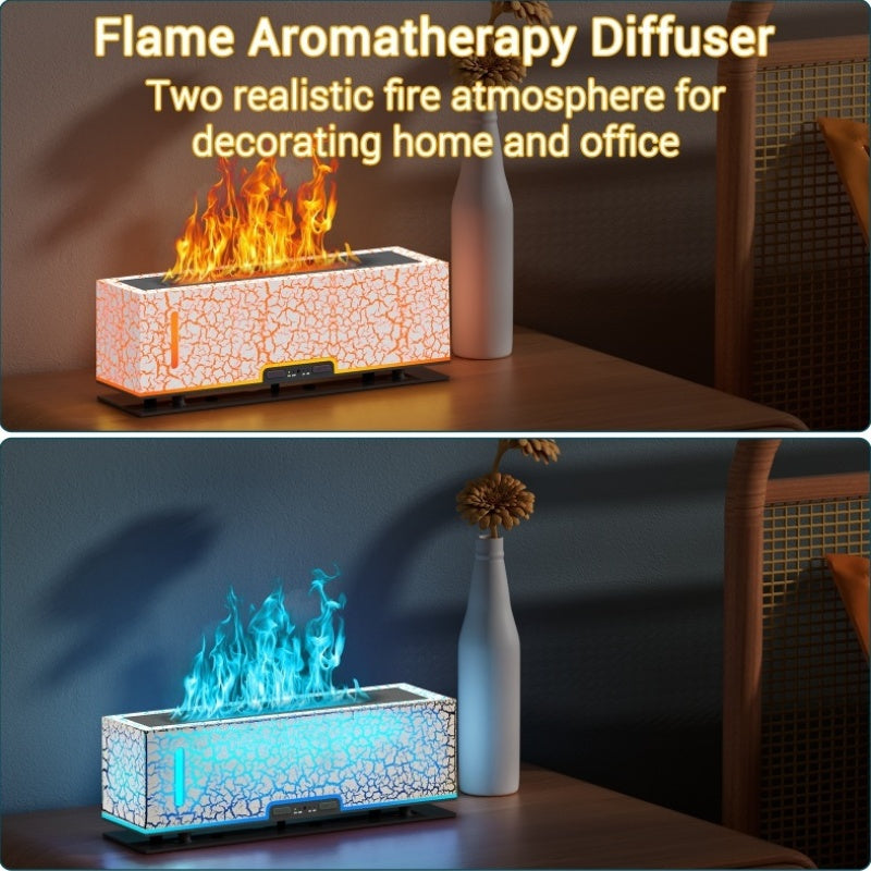 DIFFUSERLOVE Diffuser Crackle Floral Aroma Diffuser for Home