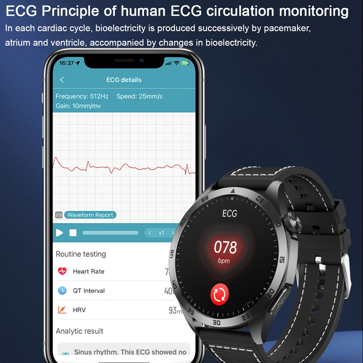 YYKY Smartwatch With 380mAh Battery And AMOLED Display
