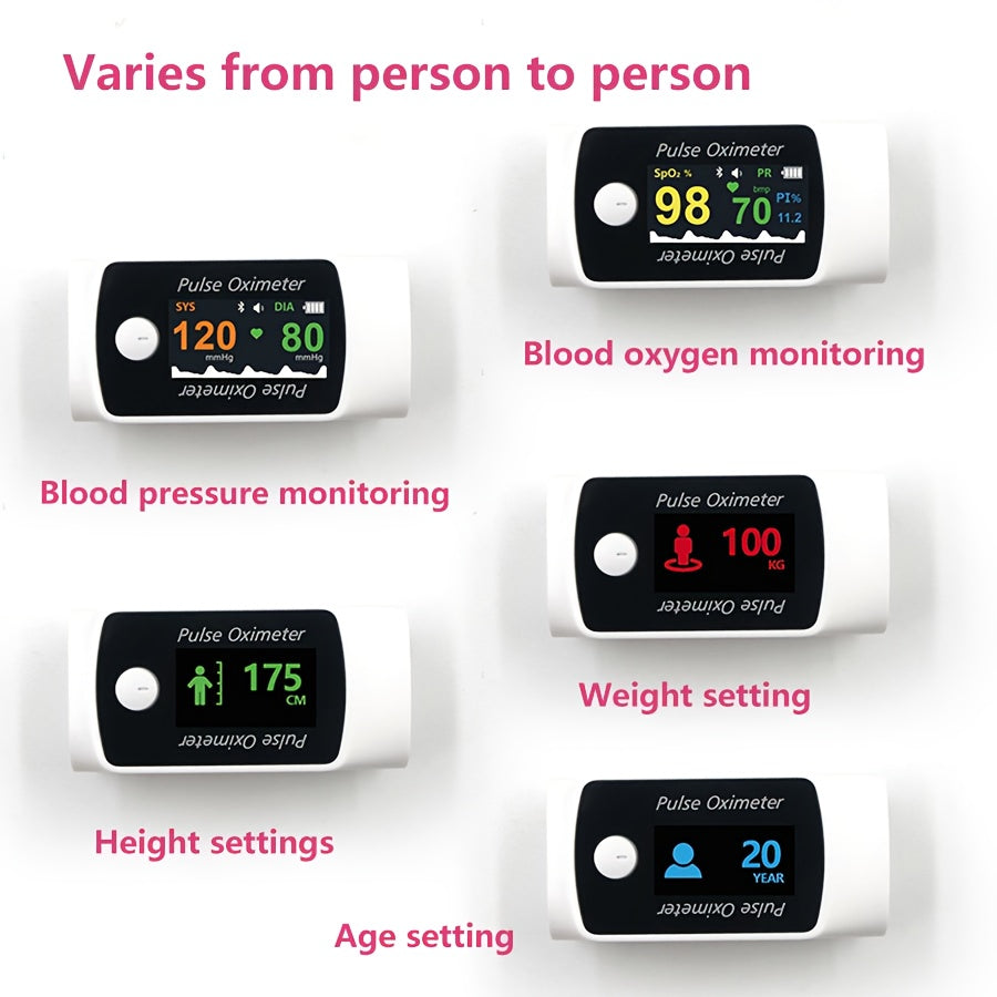 HD Pulse Oximeter BM1000B 2-In-1 Blood Pressure Monitor