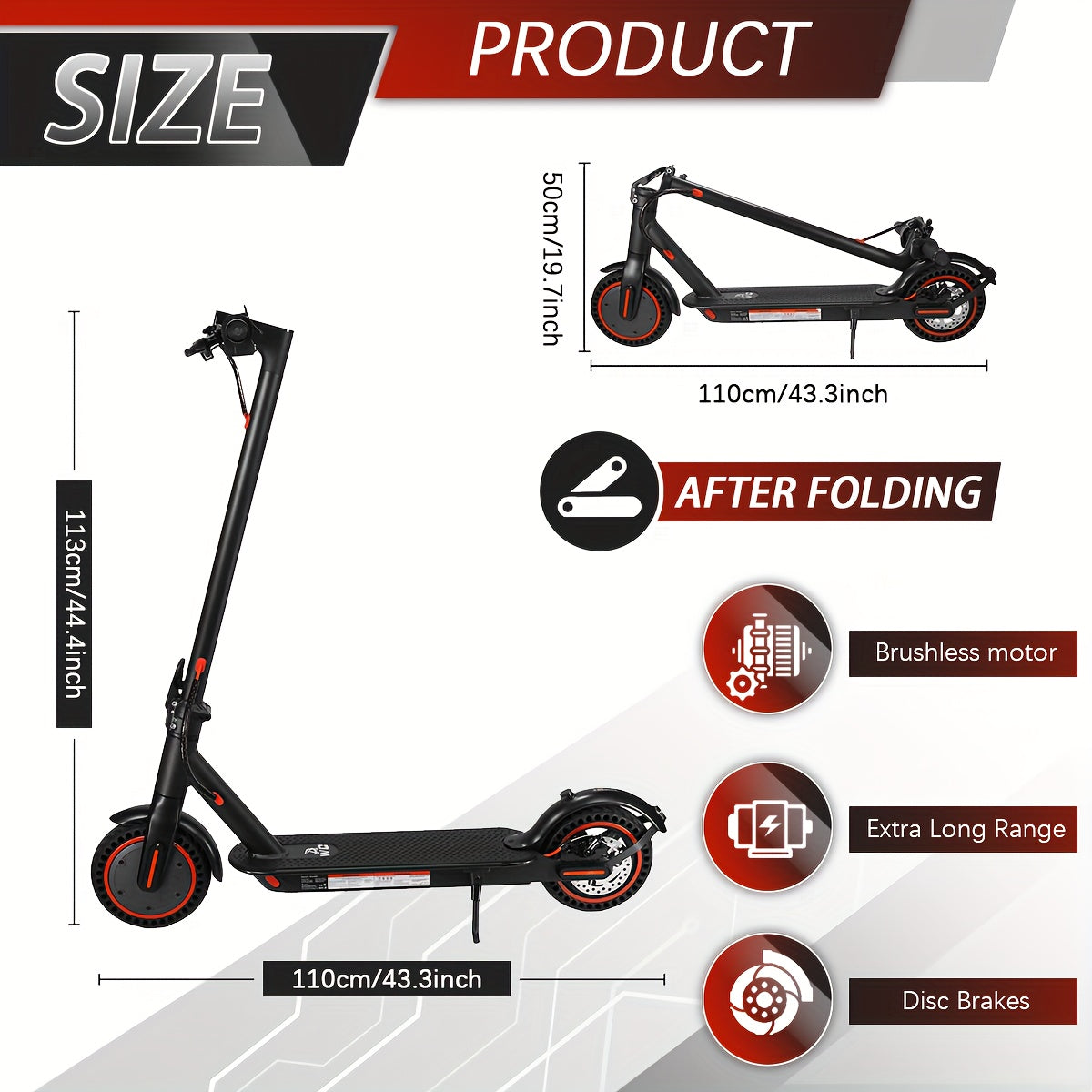 Electric Scooter Foldable For Adults Urban Commute