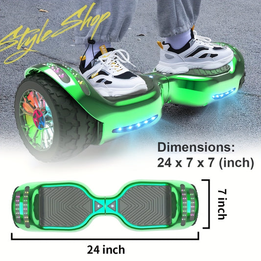 Electric Balance Scooter With Large Anti-Slip Tires For Traction
