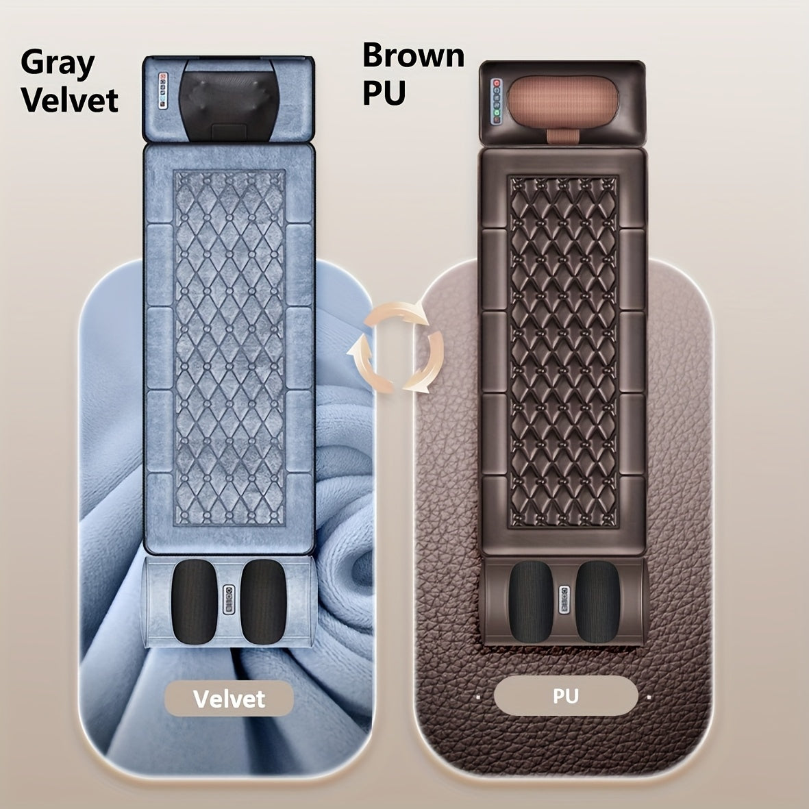 SHINY ROSY Full Body Massage Pad With 10-Zone Wave Vibration