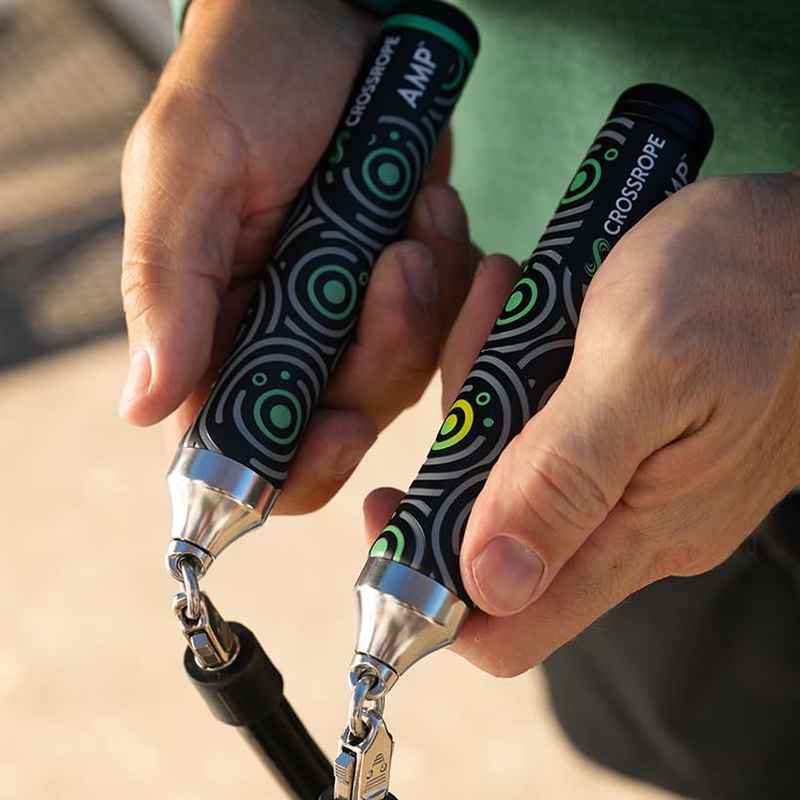 AMP Jump Rope Weighted Bluetooth Set For HIIT Cardio