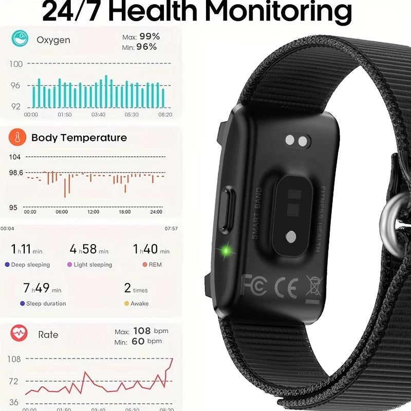 Smart Bracelet Ultra-Thin Fitness Tracker With USB Rechargeable