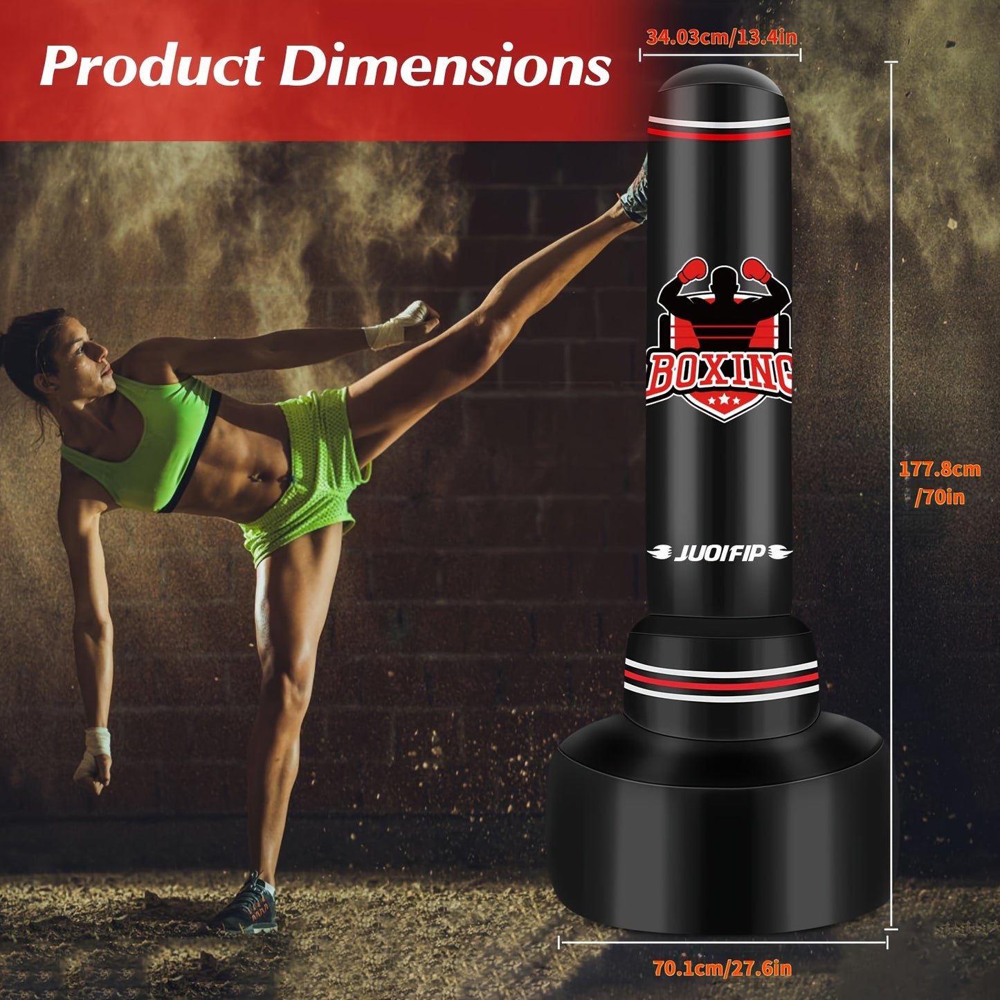 YORWHIN Upright Punching Bag Heavy Duty PVC Training
