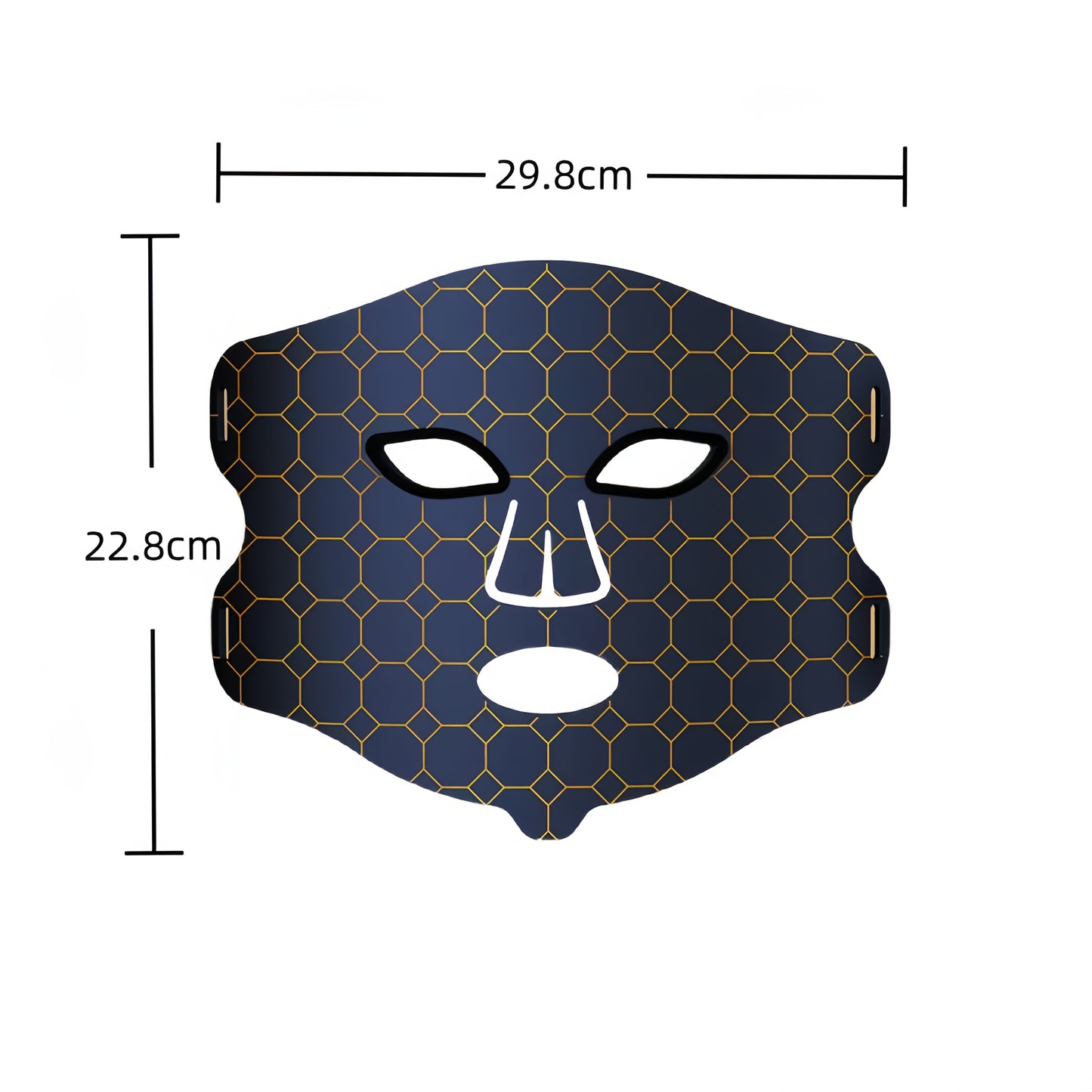 Four-mode LED Massage Mask, Rechargeable USB Powered Skin Care Beauty Mask, Equipped with 2000mAh Lithium Battery, No Fragrance, Suitable for Home Spa Relaxation