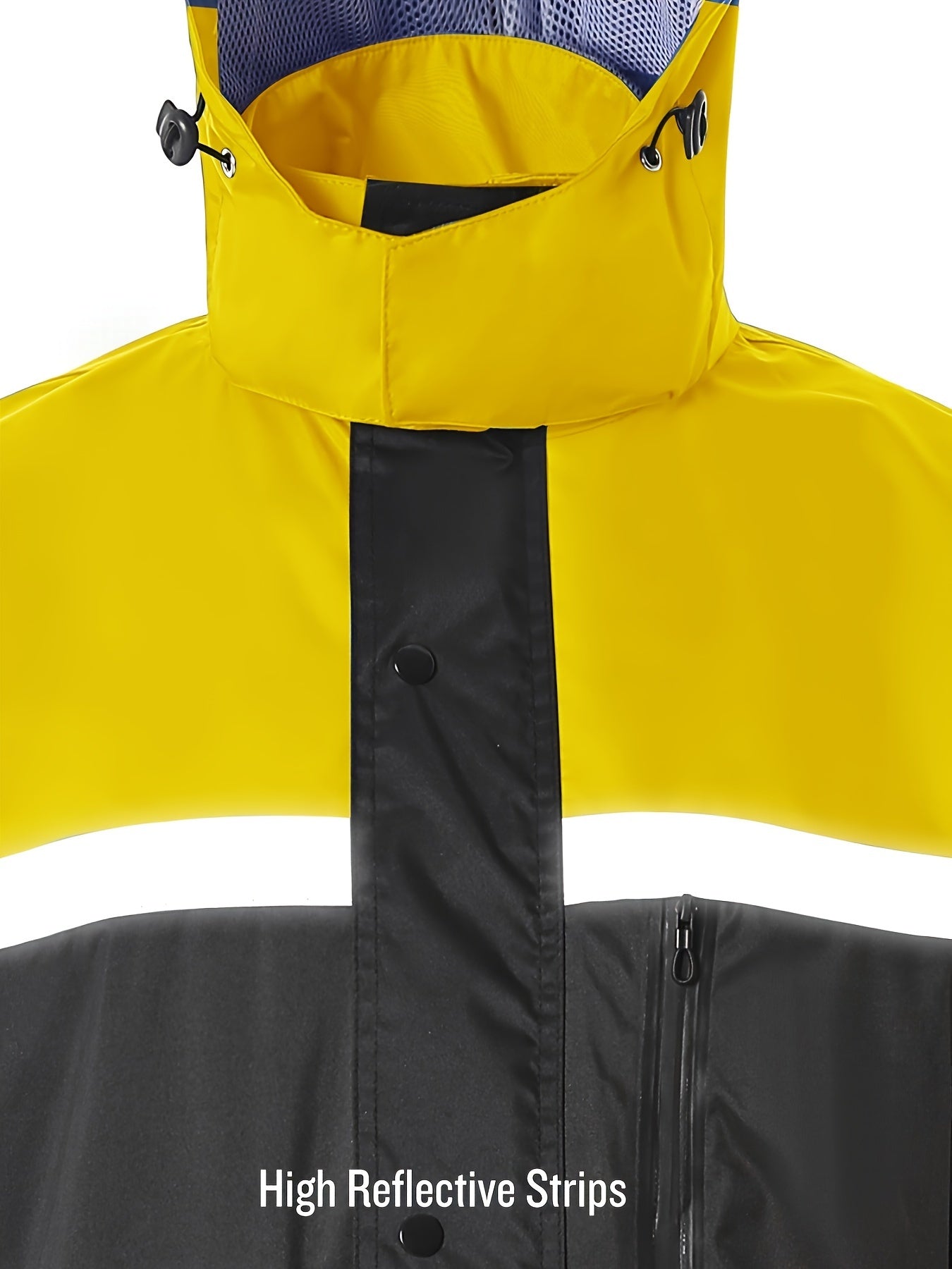 Men's Rain Suit High Visibility Reflective Jacket Pants