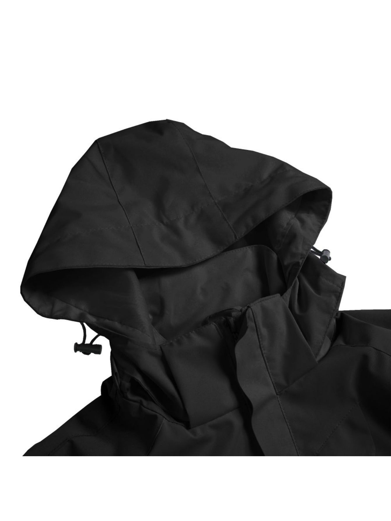 GIISAM Rain Jacket With Hood Lightweight Polyester For Outdoors
