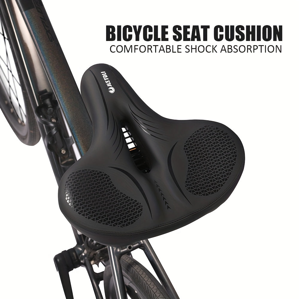 JLETOLI Bike Seat Cushion Breathable Non-Slip PU Memory Foam