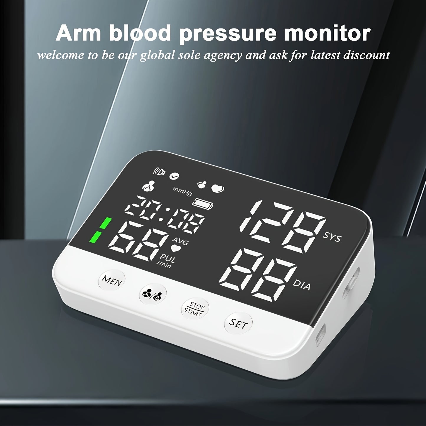 Chang Kun Digital Blood Pressure Monitor With Voice Guidance