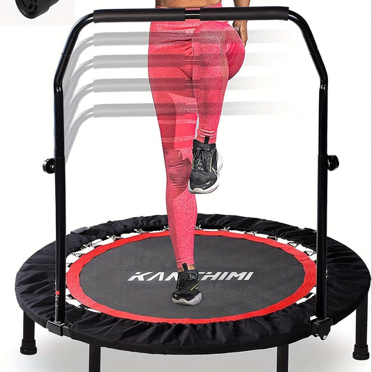 KANCHIMI Foldable Mini Trampoline With Bungees For Adults