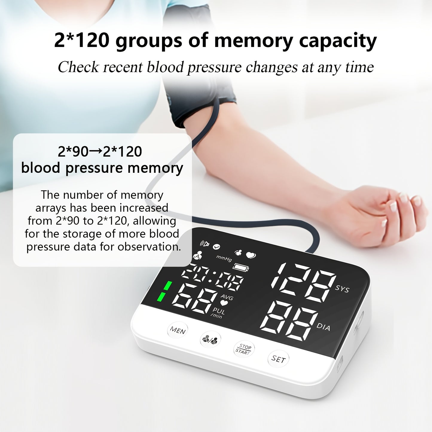 Chang Kun Digital Blood Pressure Monitor With Voice Guidance