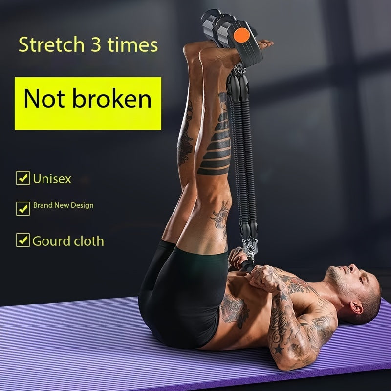 Resistance Rope Adjustable Tension With Pedal And Handle