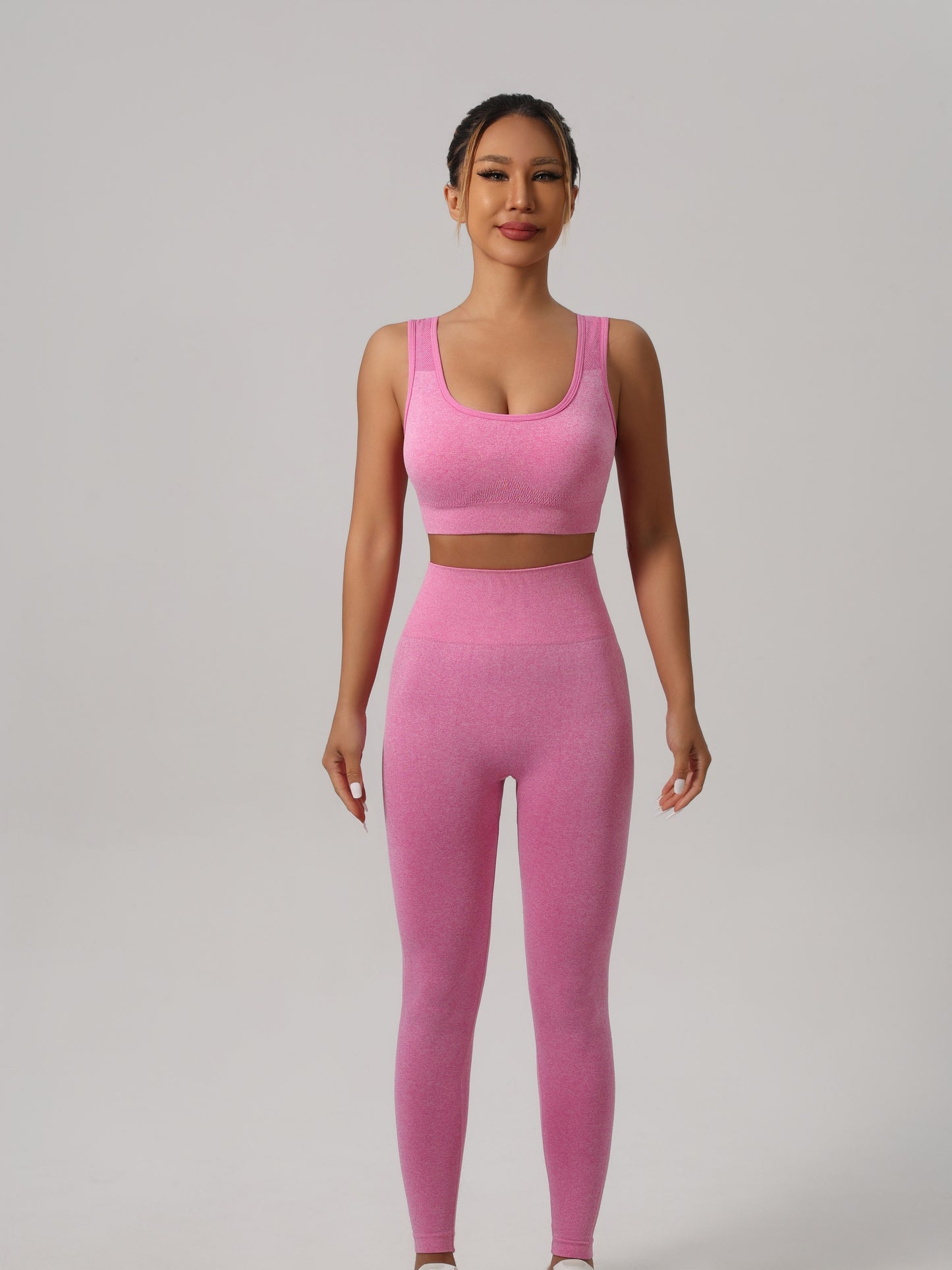 Yoga Sport Leggings Vest Set