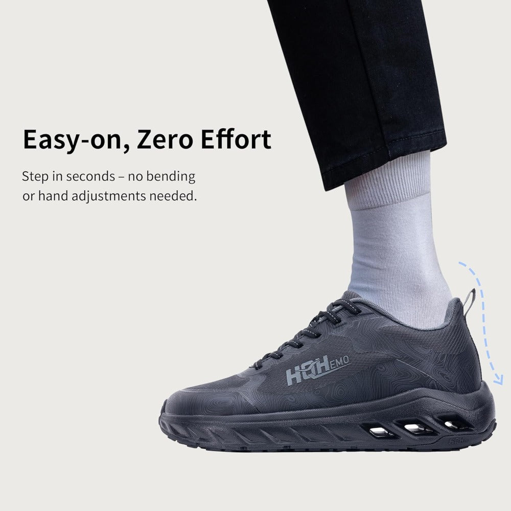 Sneakers Wide-Toe Box Platform Shoes Breathable Mesh Upper Lightweight