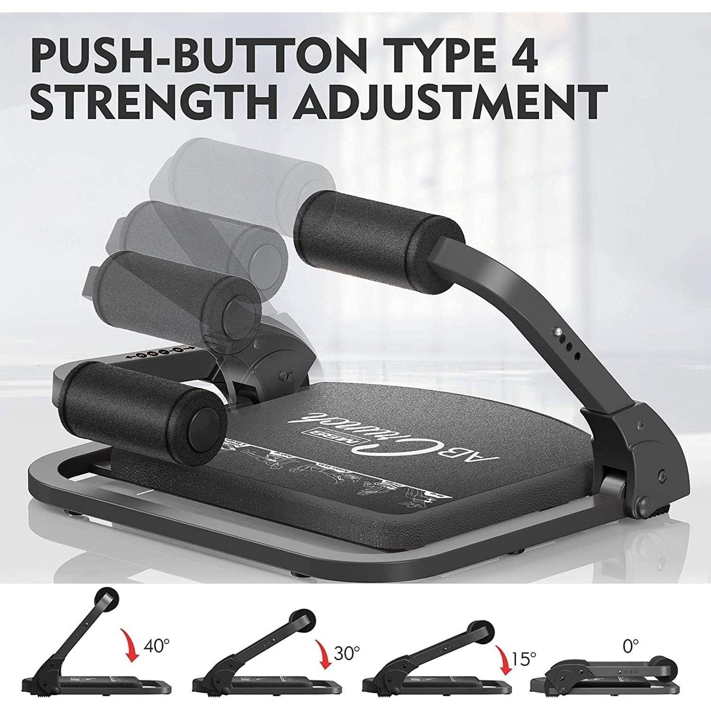 AB CRUNCH MBB Ab Crunch Machine With Resistance Bands