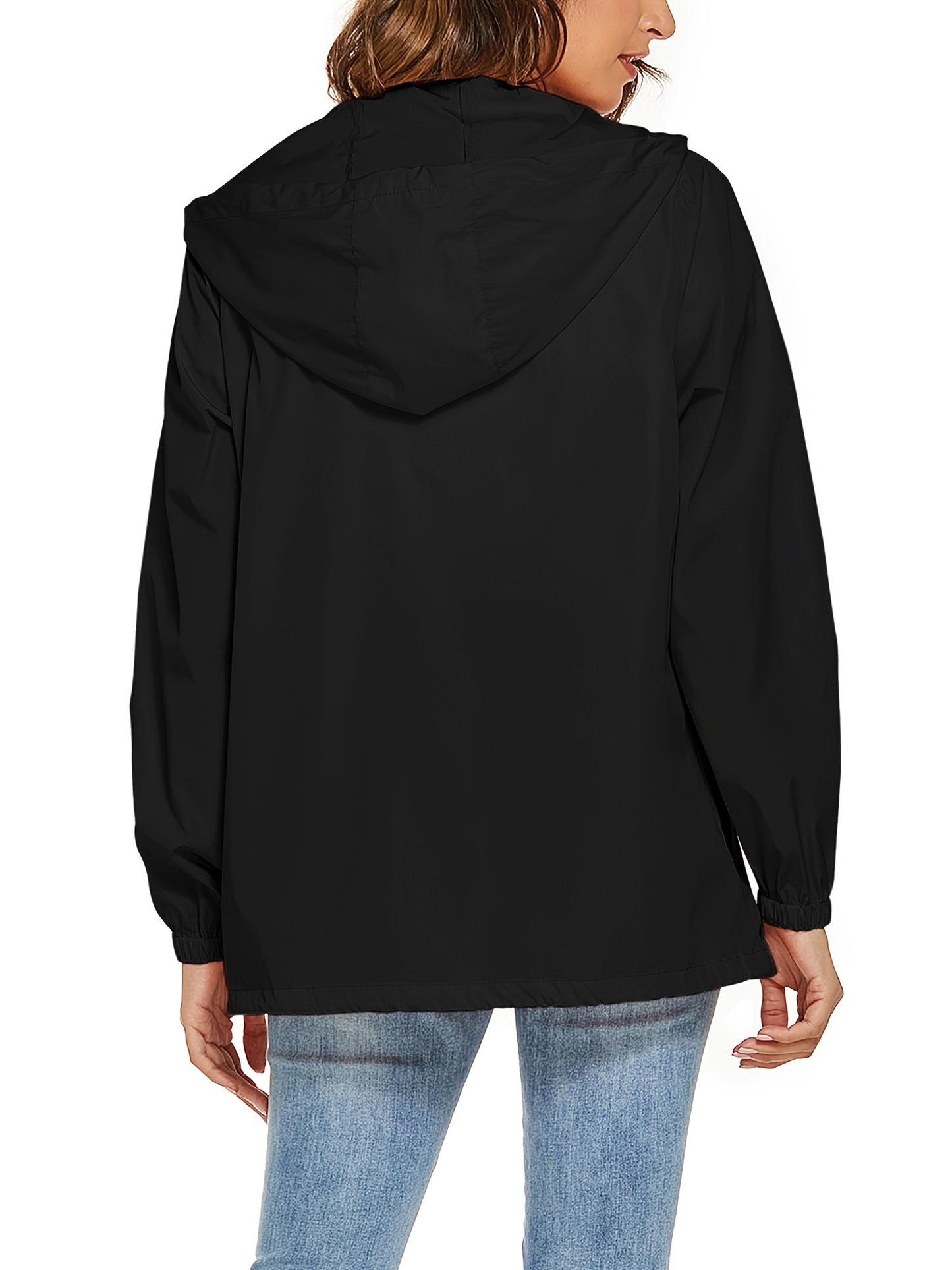 KTILG Raincoat Hooded Lightweight Polyester Outdoor