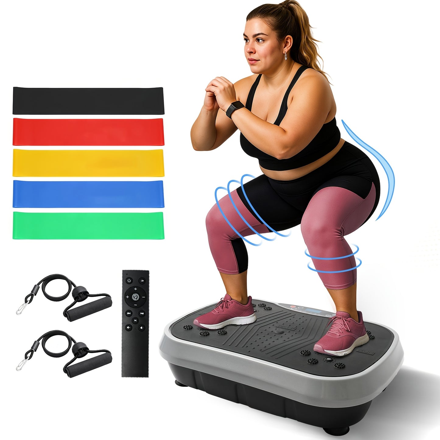 Vibration Plate Exercise Machine With 99 Speeds For Home Gym