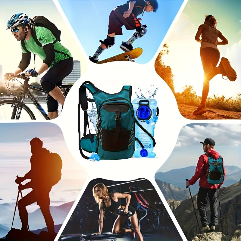 Outdoor Backpack Warm Water Bag, Containing 2 Liters Of BPA-free Airbag, Can Keep The Liquid Cool For Up To 5 Hours, Suitable For Running, Hiking, Cycling, Camping And Mountain Climbing.