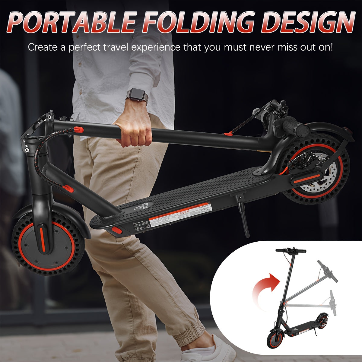 Electric Scooter Foldable For Adults Urban Commute