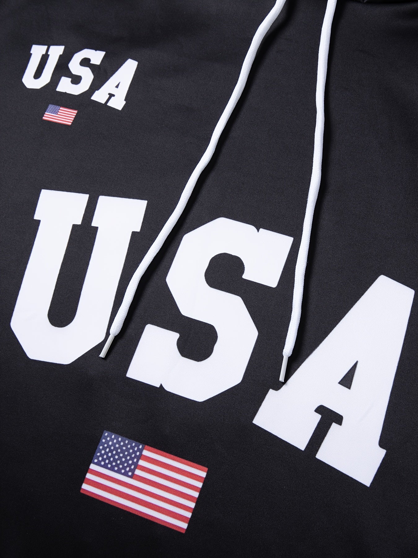 Men's Hooded Sweatshirt and Sweatpants Set Polyester