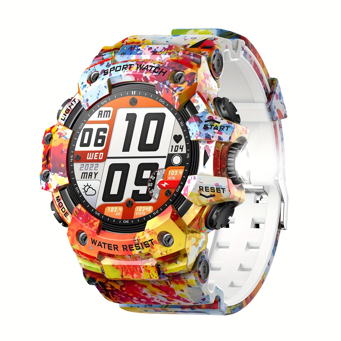 Smart Watches for Men (Answer/Make Call), Outdoor Watch with LED Flashlight, 1.32" TFT Screen Watch, 100+ Sport Modes, SOS, Sleep Tracker, Fitness Watch Health Watch for iPhone/Android - Cool Gifts for Men