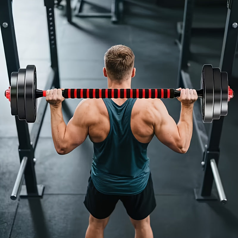 Adjustable Dumbbell Set 20-90lbs 4-in-1 Free Weights for home Gym - Convertible to Kettlebell, Barbell & Push-Up Stand - Heavy Duty Multi-Poundage Training Equipment Suitable for Men & Women, Ideal Christmas & Thanksgiving Gi