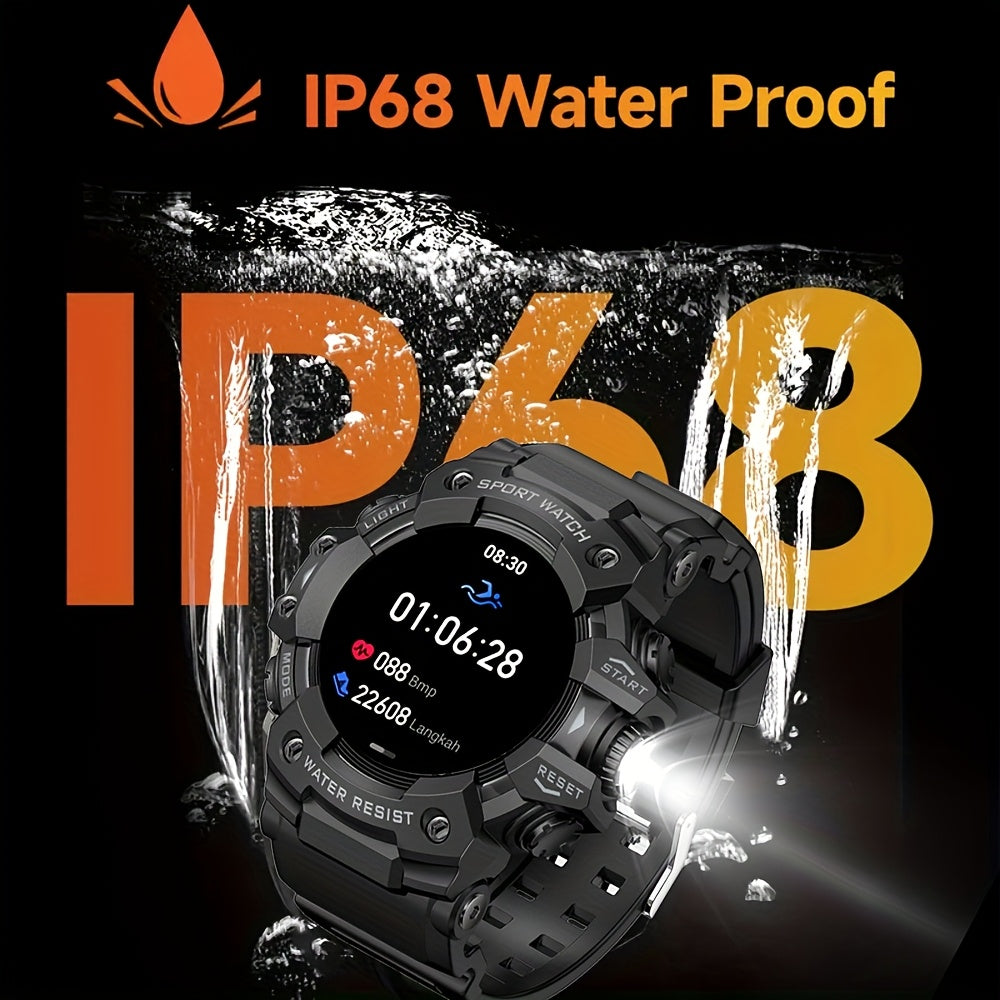 Smartwatch IP68 Waterproof Fitness Tracker Android iOS Compatible