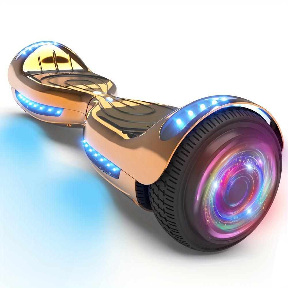 Scooter, Hoverboard 6.5 Inch with LED Lights, Self-Balancing Wheels, Electric Scooter