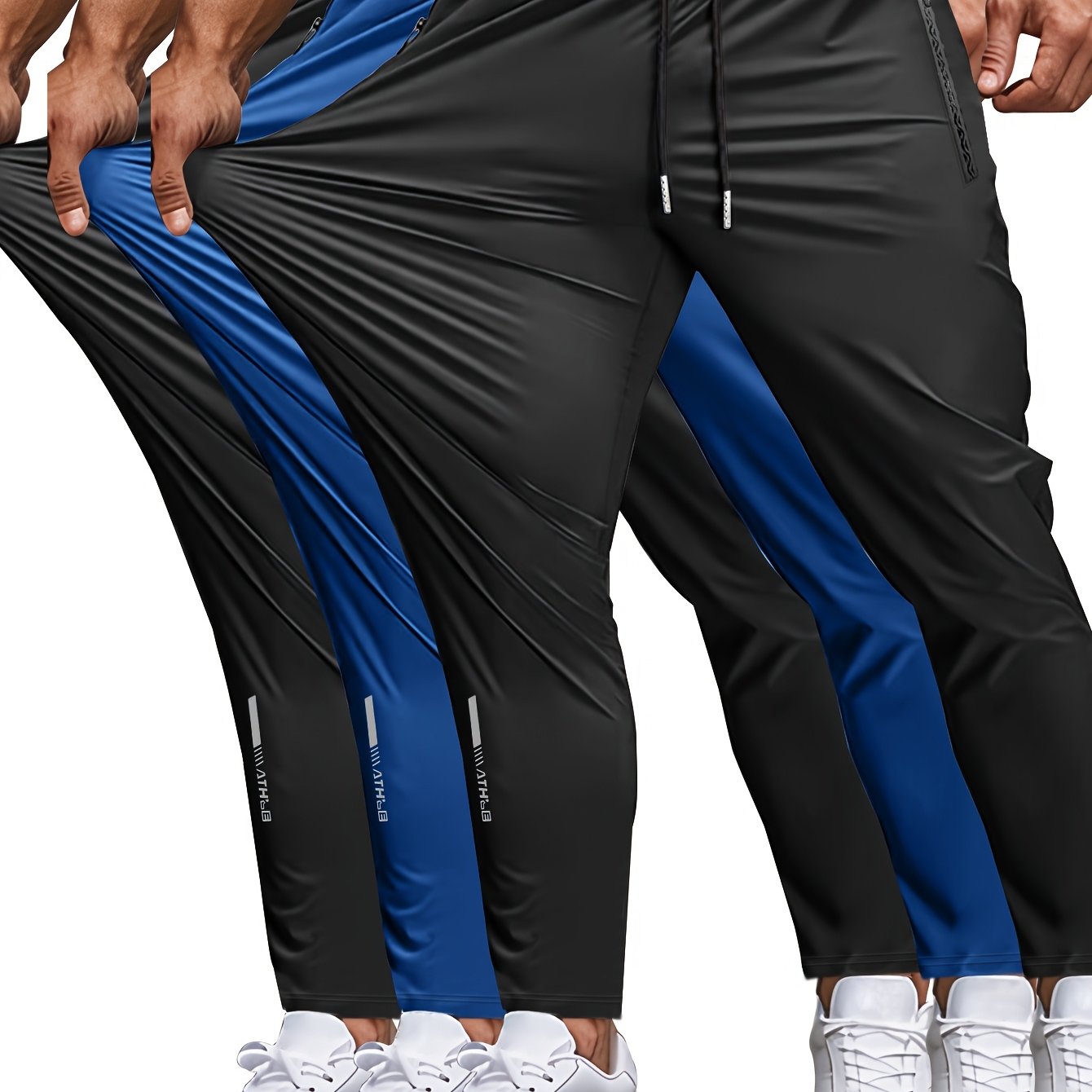 HIDKAT Men's Quick-Dry Hiking Pants, Lightweight Performance