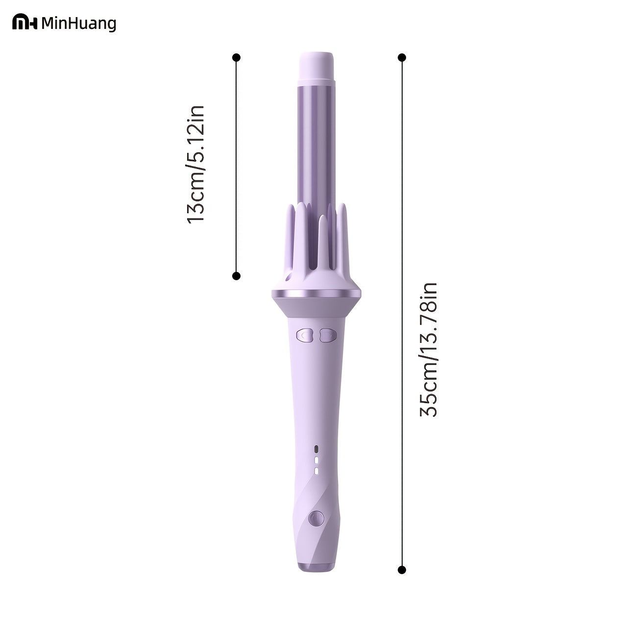 1pc-FCC! Automatic Hair Curler 28mm - Rotating Curling Iron with 3 Heat Settings, Safe Touch Cool Tip & 110V US Plug, Burn Protection for Beginners, Salon Results at Home