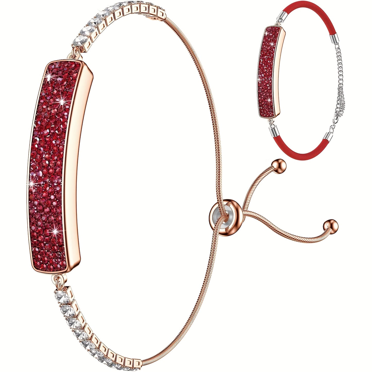 Smart Band With Luxury Diamond Bracelet Fitness Tracker For Women