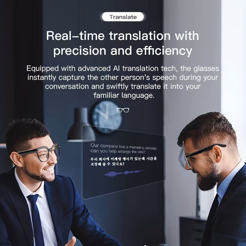 HVESBSFSY Smart Video Glasses Translation And 4K Recording