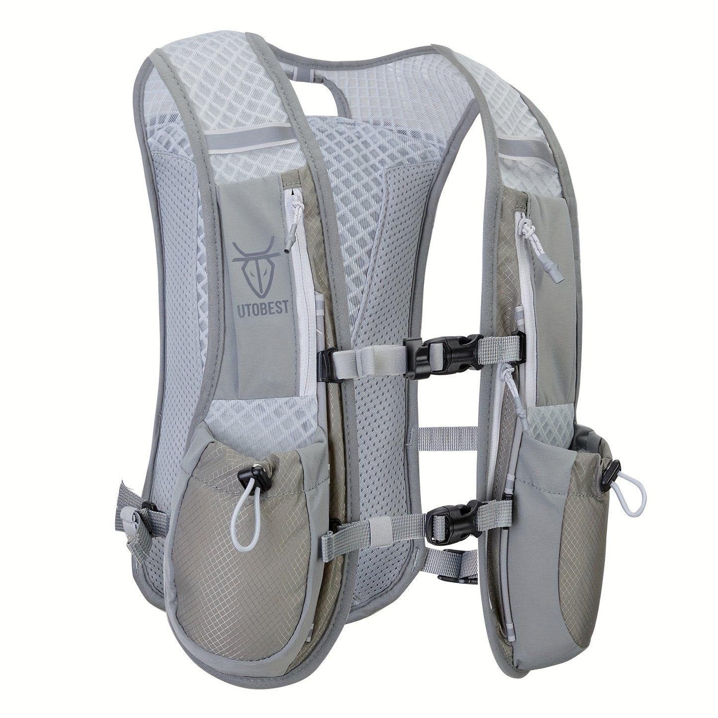 UTOBEST 5L Lightweight Multi-pocket Outdoor Running Vest Hydration Backpack Suitable For 1.5L Water Bladder