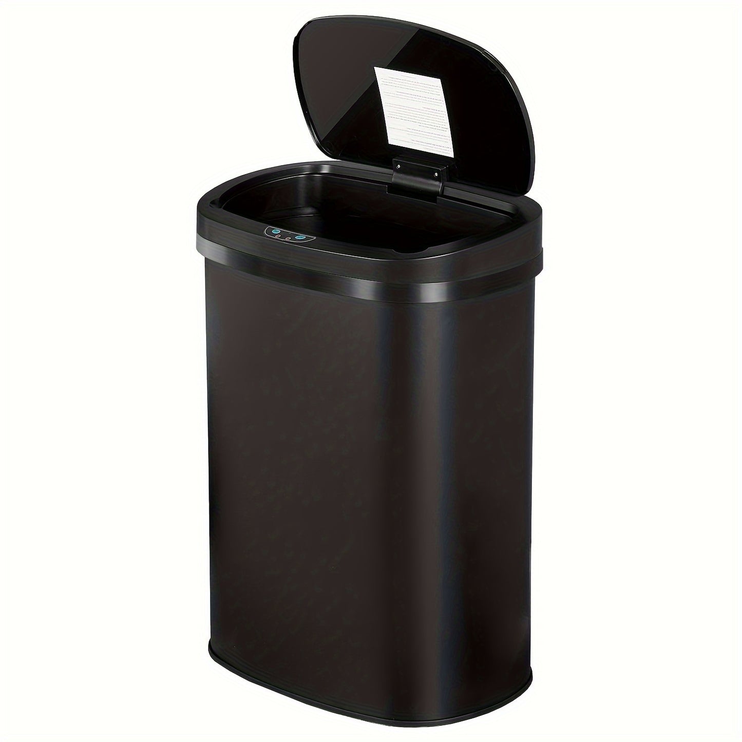 DOPINMIN Trash Can Brushed Metal Finish For Kitchen