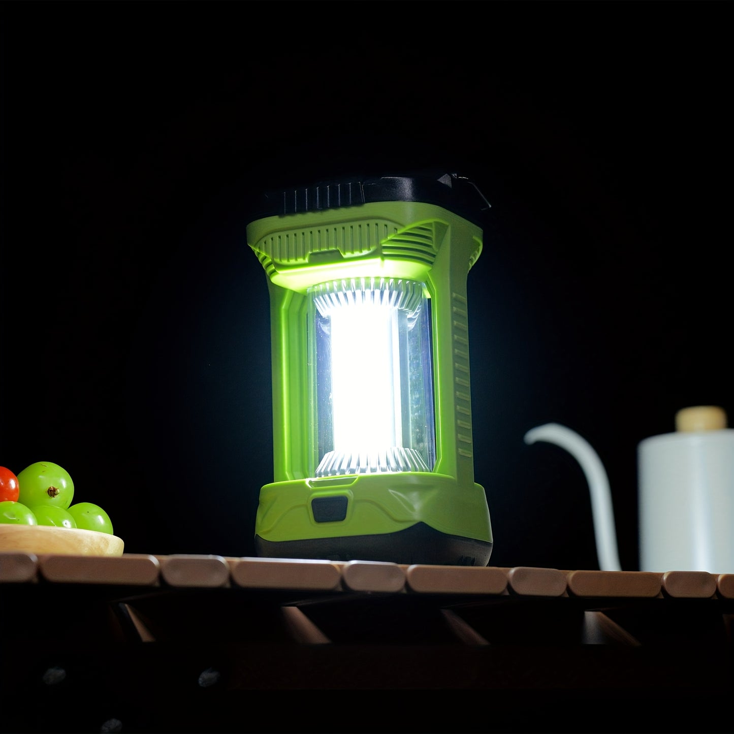 Rechargeable Camping Lantern - 1000LM Ultra Bright LED, 4000Mah Battery, 4 Modes & Emergency Light, 360° Illumination for Power Outages, Hiking, Tent, Portable with Hanging Hook