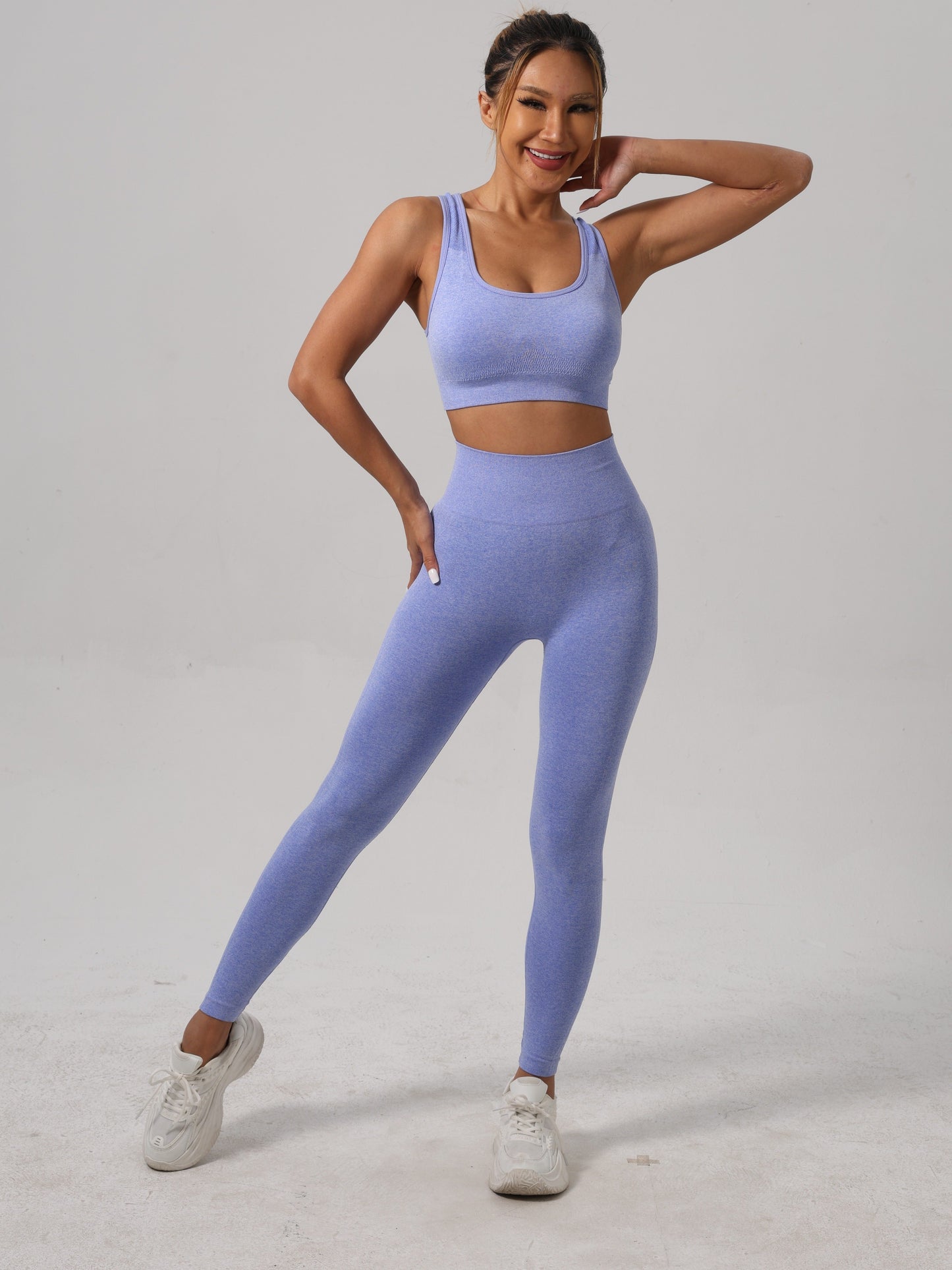 Yoga Sport Leggings Vest Set