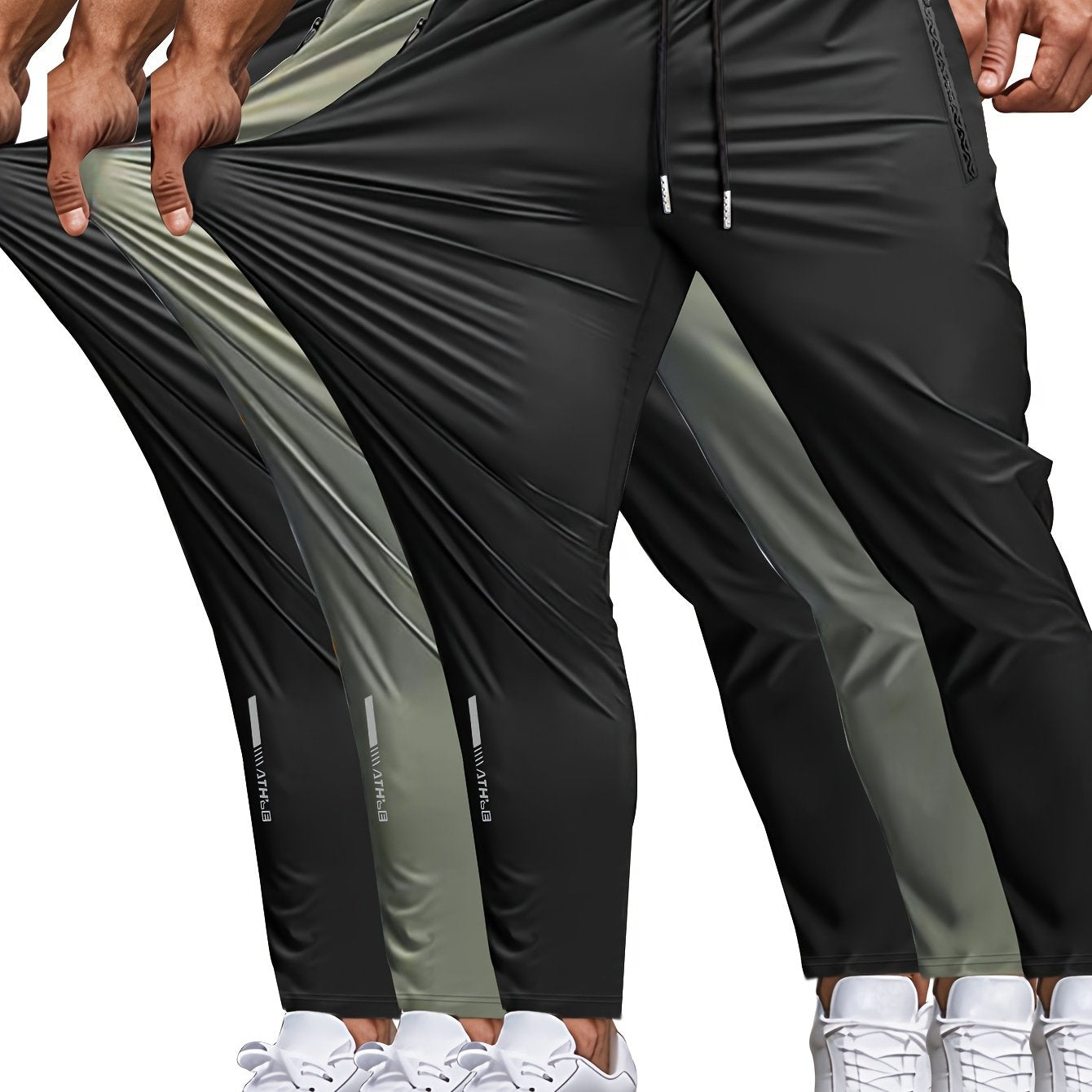 HIDKAT Men's Quick-Dry Hiking Pants, Lightweight Performance