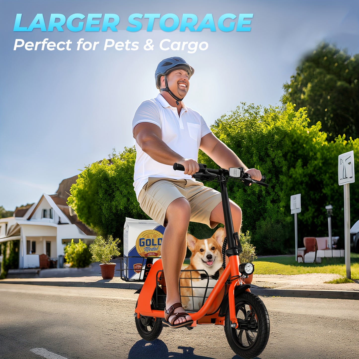 WindHorse Electric Scooter 450W Motor, 20 Mile Range, 15.5 MPH
