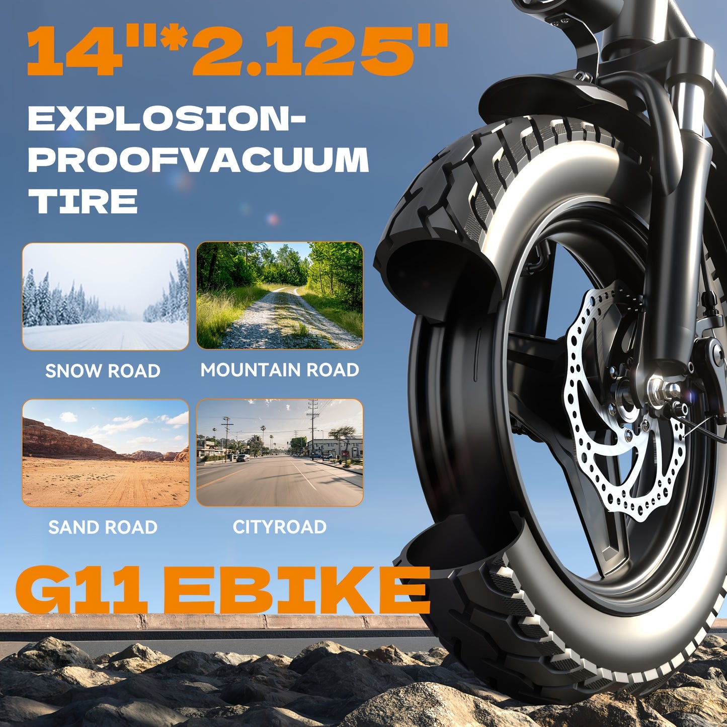 Hisent Adult Folding Electric Bike | 500W Rated, 740W Brushless Motor, 48V 6Ah/10Ah/15Ah/17.5Ah Lithium Battery, 8-32 Miles Range, 14 High-quality Tires, Alloy Steel Frame, LCD Display, Front and Rear