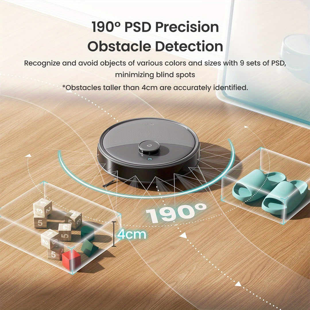 LEFANT Robot Vacuum Mop 2-In-1 With Self-Emptying Station