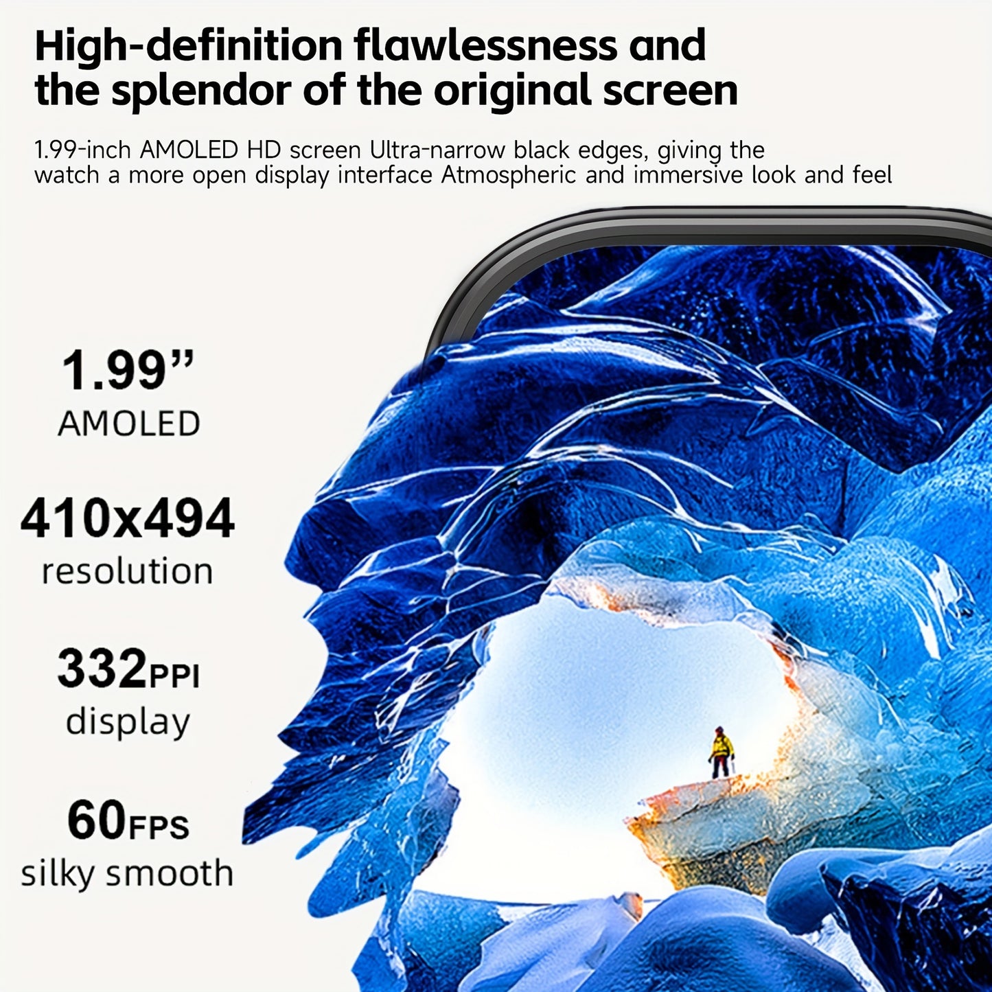 Smart Watch Full Touch HD Display, 100 Sports Modes
