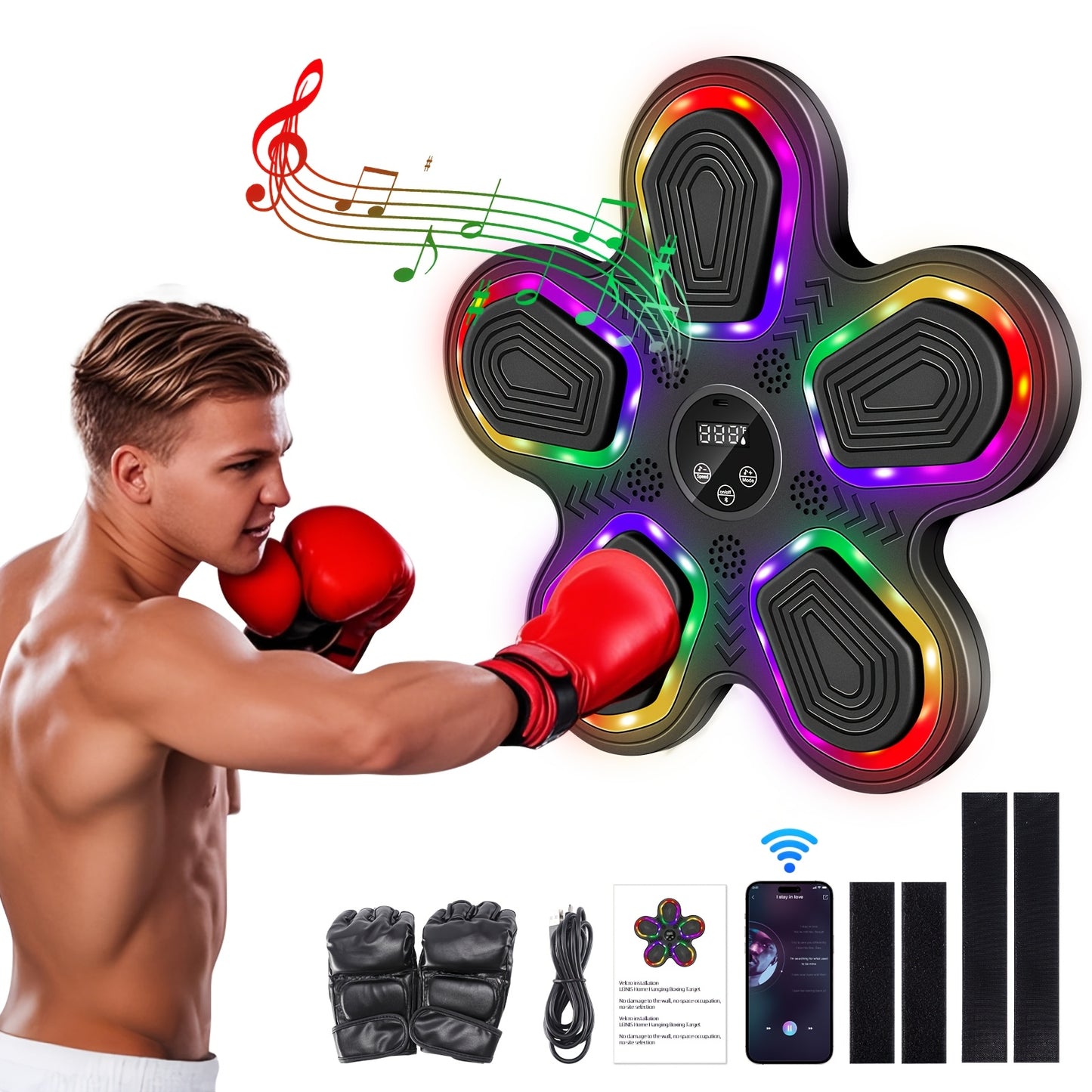 BABONA Smart Boxing Machine Set With Dynamic Sound