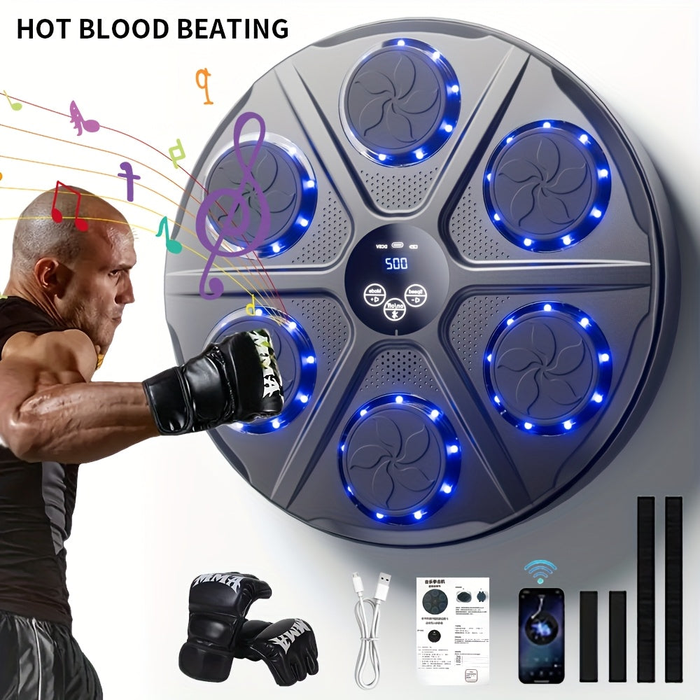 BILLNA Interactive Boxing Machine With Wireless Music And Wall Mount