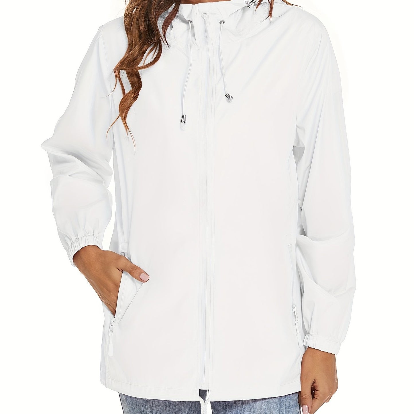 KTILG Raincoat Hooded Lightweight Polyester Outdoor