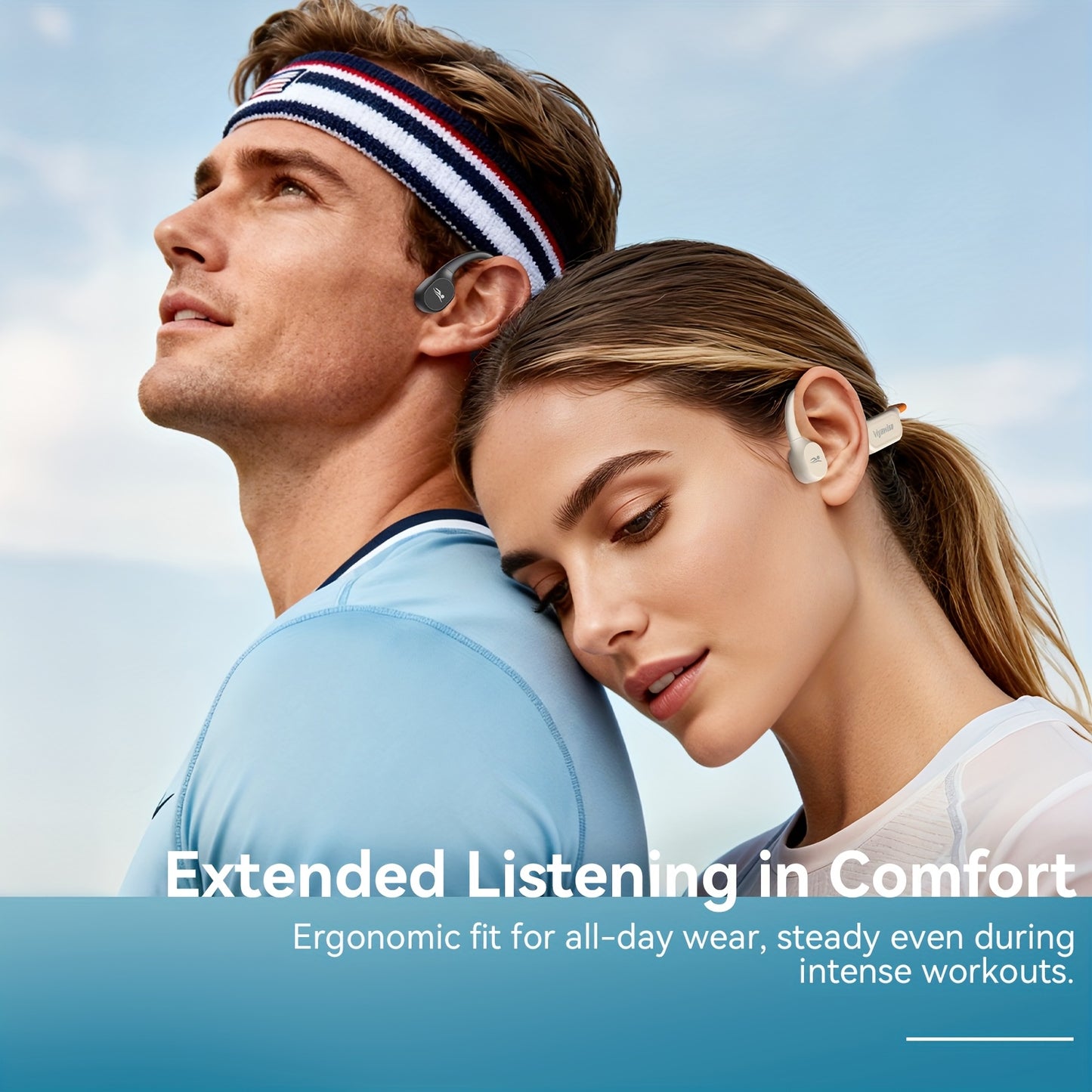 Viyawise Bone Conduction Headphones Open Ear Waterproof