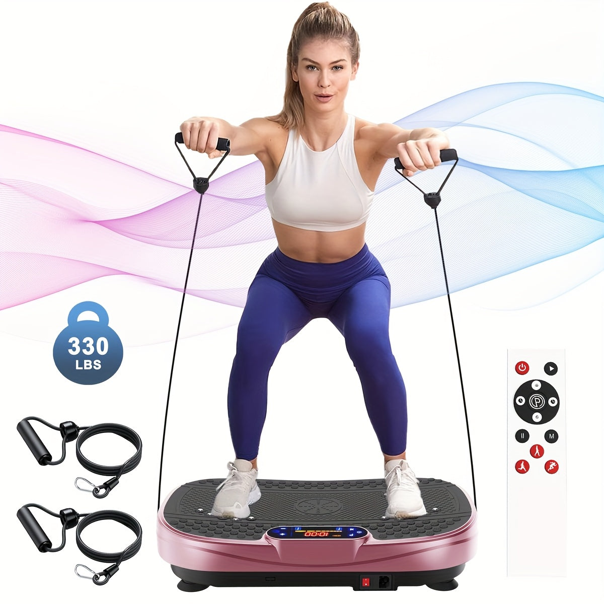 Vibration Plate Fitness Platform Exercise Machine Vibrating Shaking Full Body Shaker Workout Vibrate Stand Shake Board Sport Gym For Fitness Machine
