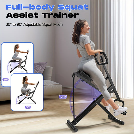 A Rowing Machine Designed for Women, Perfect for Home Workouts, Featuring a Rodeo Core Exercise Function, a Weight Limit of 330 Pounds, And Adjustable Resistance. It'S Foldable And Suitable for Working Out Your Abs, Back, Wit